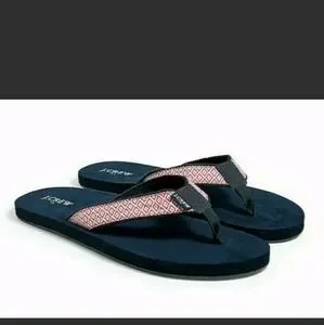 J. Crew | Shoes | J Crew Mens Geometric Print Sandals Flip  display picture 3